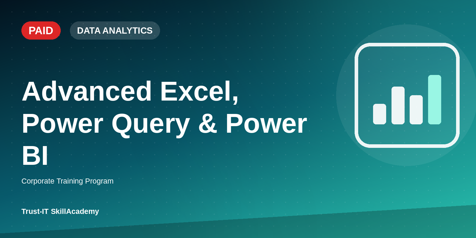 Advanced Excel, Power Query & Power BI