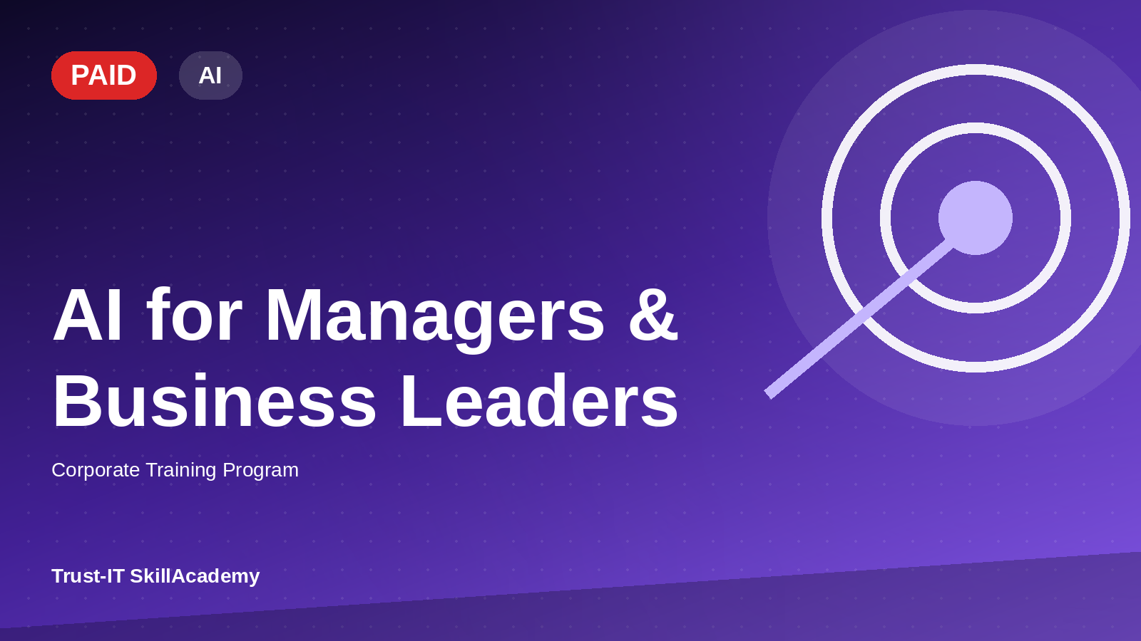 AI for Managers & Business Leaders
